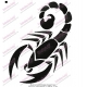 Black Scorpion Embroidery Design 02